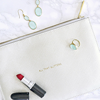 Instagram showcase with makeup essentials